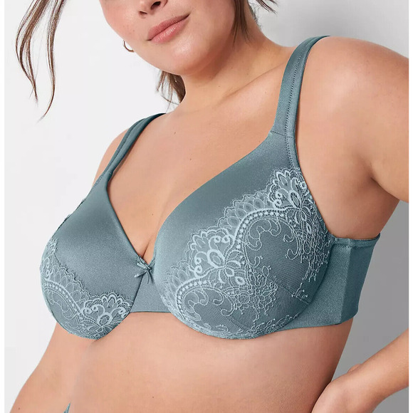 Cacique Other - ✨2/$20 *Flaw Cacique Lane Bryant Lightly Lined Full Coverage Bra Plus Size 42DD